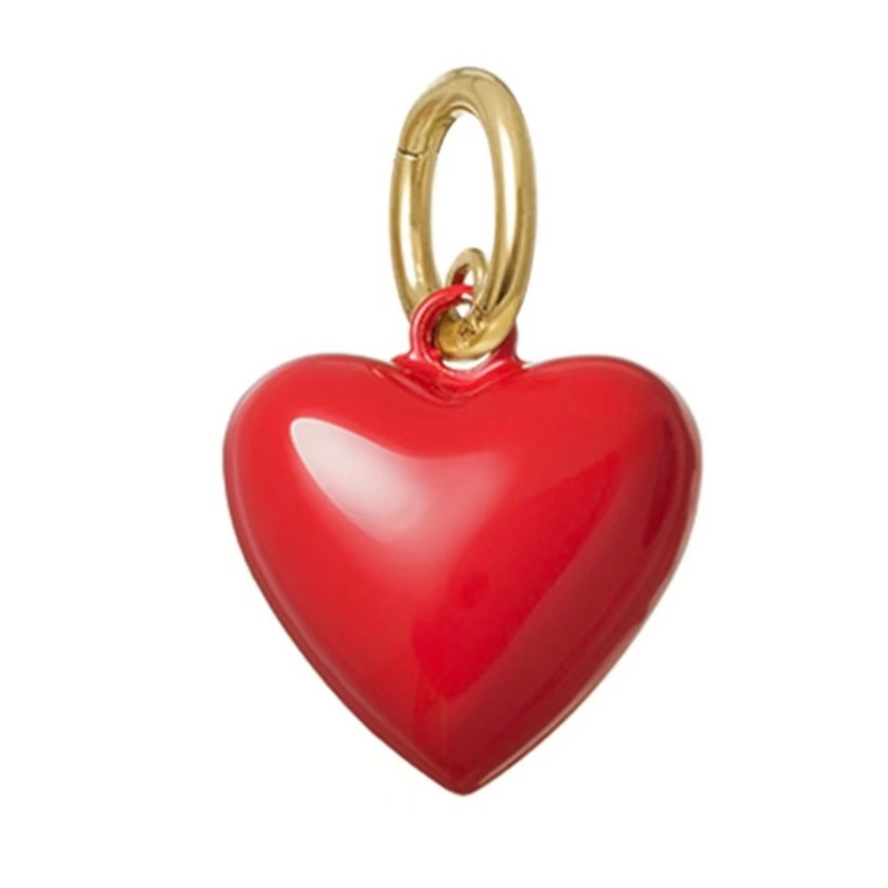 Roxanne Assoulin The Mini Puffy Heart Charms Red